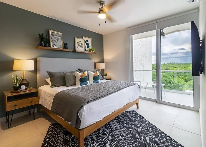 New Modern + Jungle Penthouse Akumal