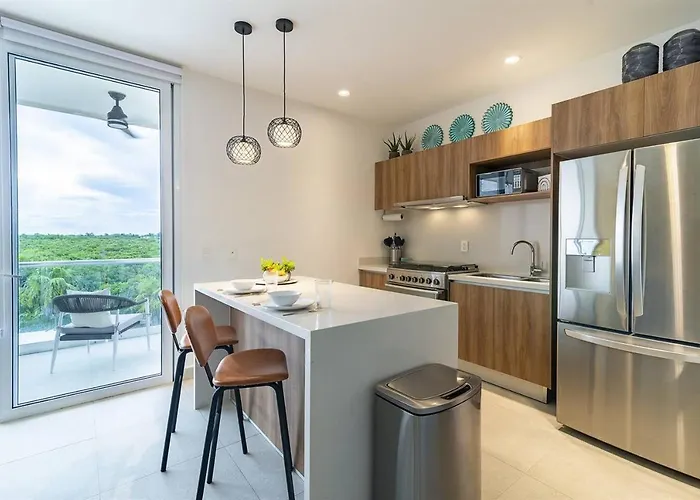 New Modern + Jungle Penthouse Akumal