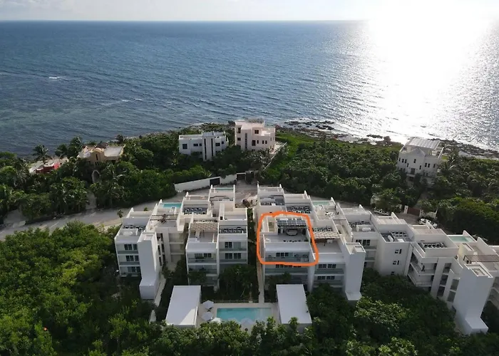 New Modern + Jungle Penthouse Akumal