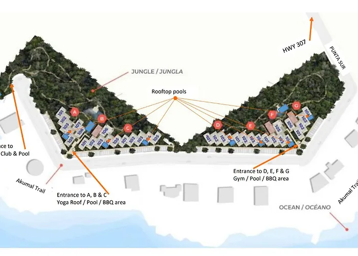 New Modern + Jungle Penthouse * Akumal